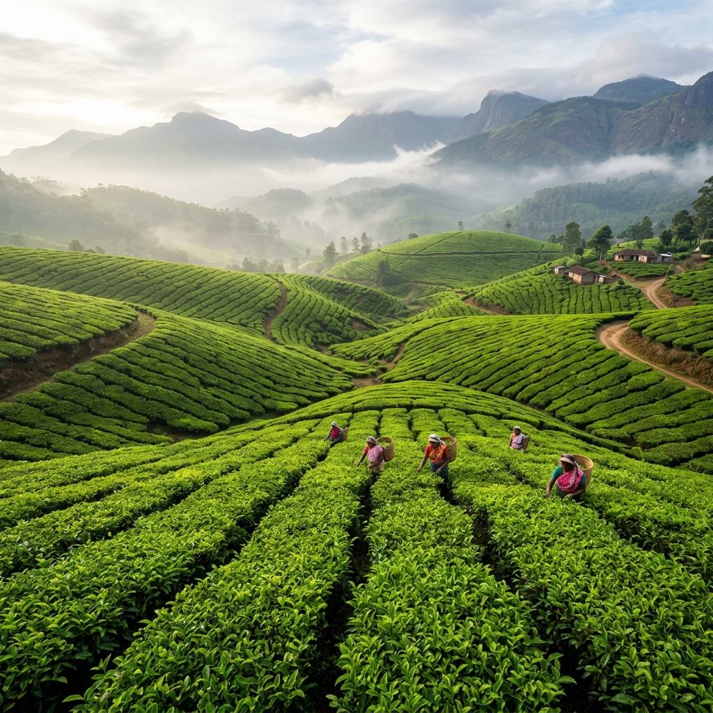 Lush Tea Plantation